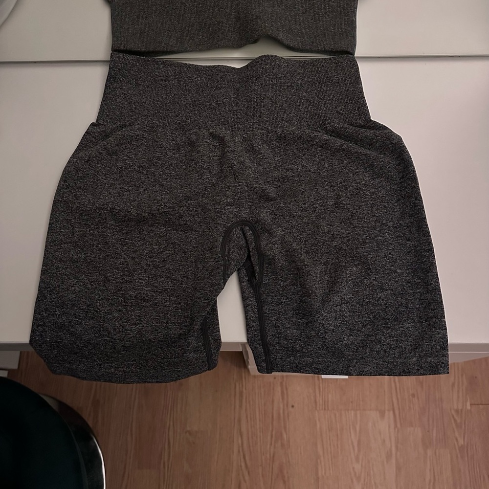 Nvgtn black scrunch shorts size medium (SOLD)